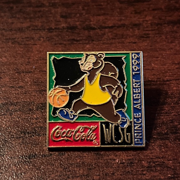 Coca Cola Other - Vintage 1999 Coca Cola Coke Prince Albert Squirrel WCSG Basketball Pin